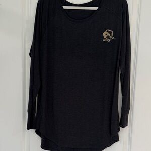 Women's Black Long Sleeve Top